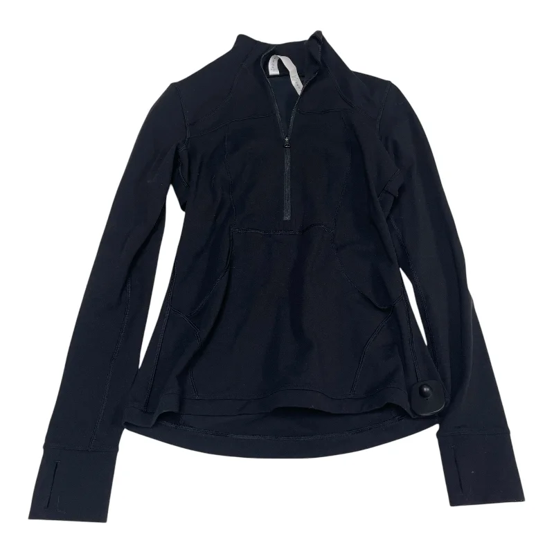 Athletic Jacket By Lululemon In Black, Size: 6