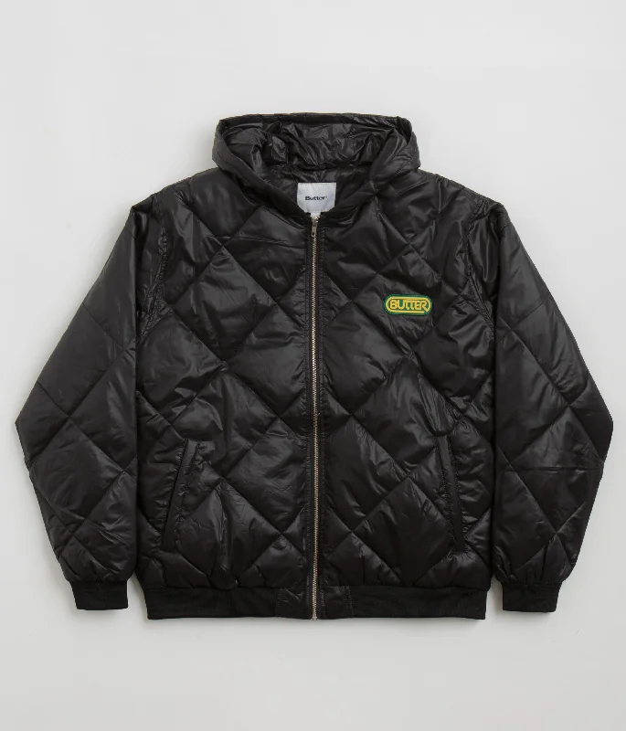 Butter Goods Hooded Work Jacket - Black