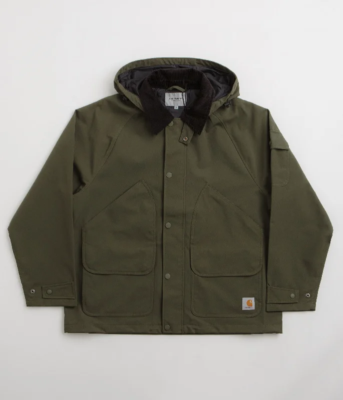 Carhartt Clarton Jacket - Office Green / Black