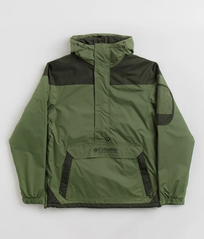 Columbia Challenger II Insulated Pullover Jacket - Canteen / Greenscape