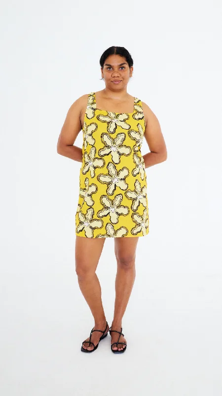 Balance Mini Dress - Kapok Print