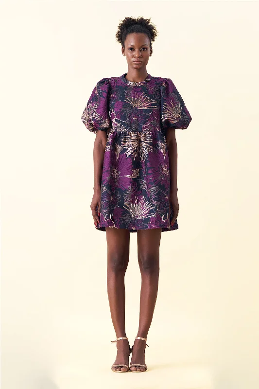 Estelle Jacquard Mini Dress