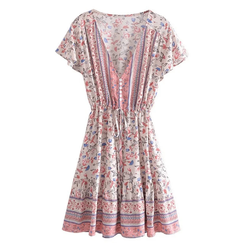 Mansi Bohemian Mini Dress