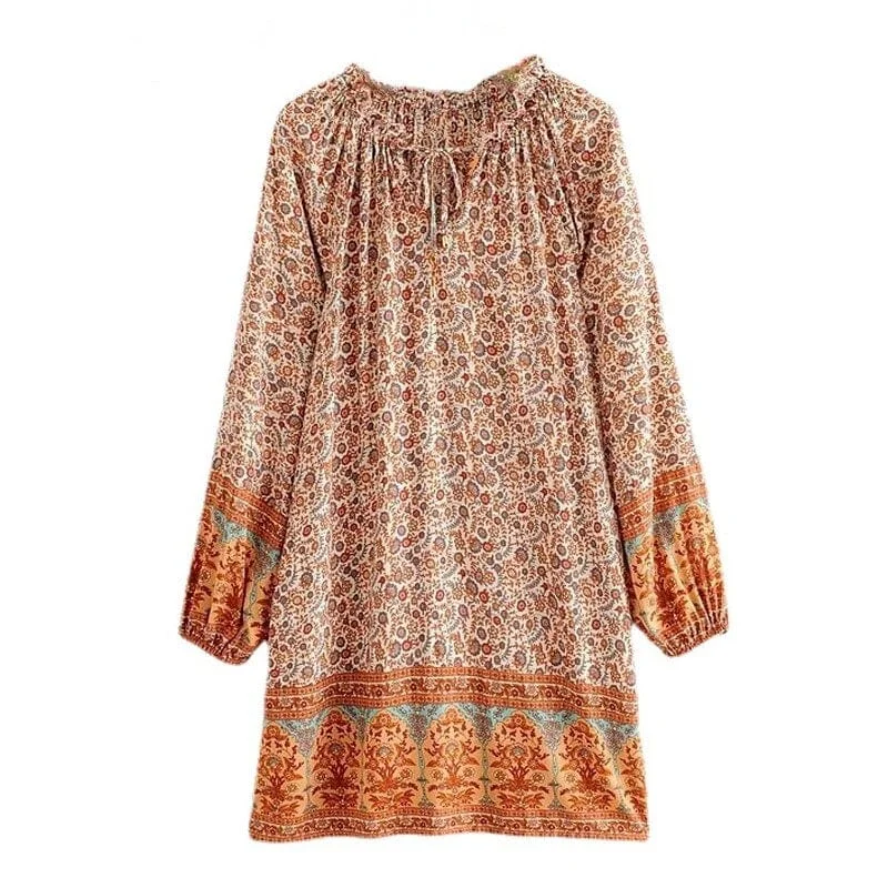 Pandora Boho Mini Dress ( 3 Colors )