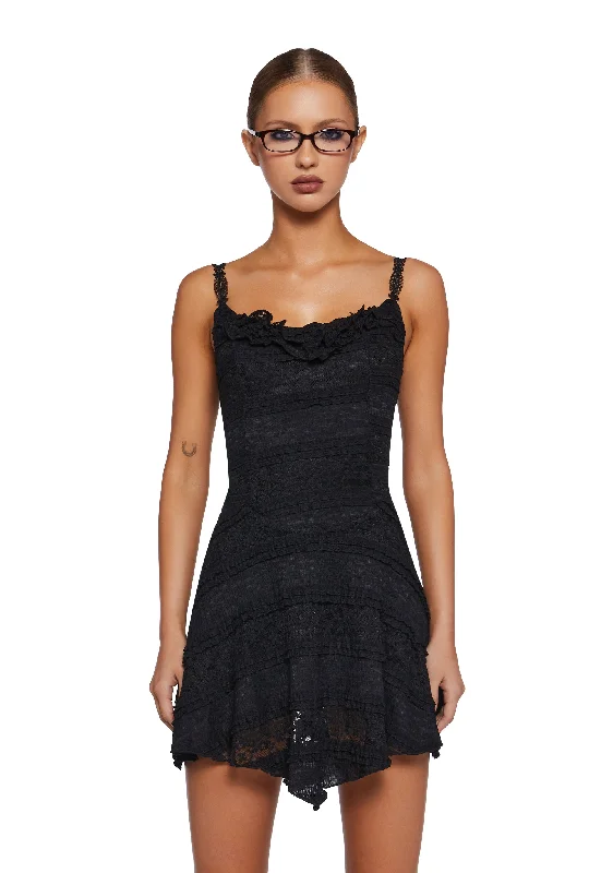 Story Of Love Mini Dress - Black