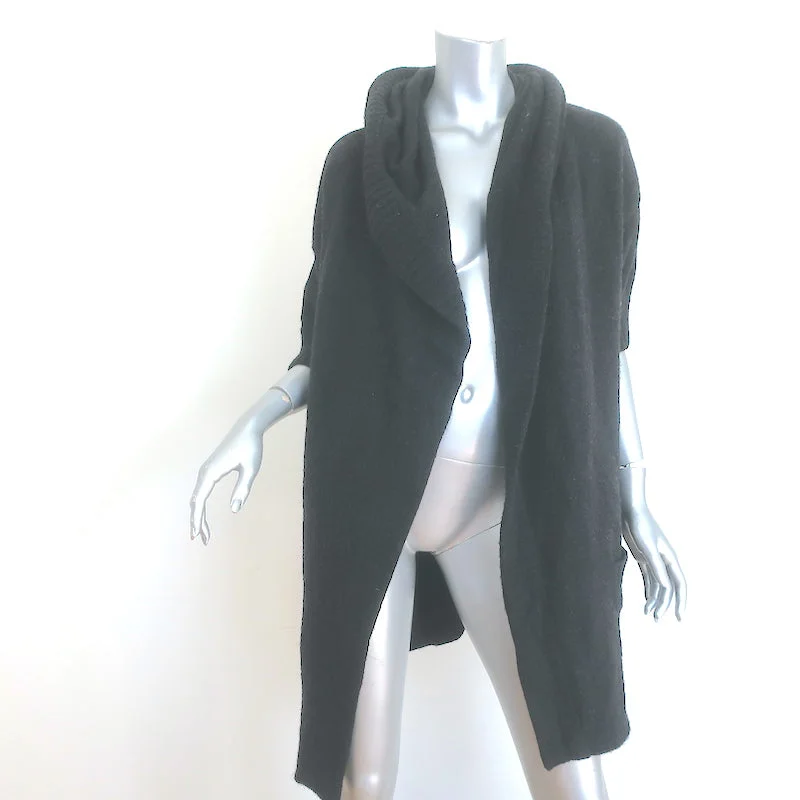 Vince Hooded Cardigan Black Cashmere-Blend Size Small Open Front Sweater Mesh Sweater Canvas Denim Vince Hooded Cardigan Black Cashmere-Blend Size Small Open Front Sweater Mesh Sweater Canvas Denim
