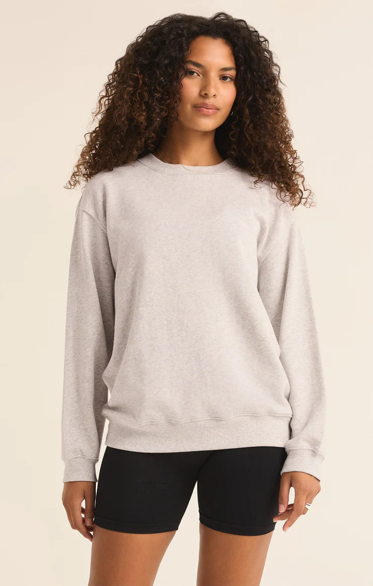 Z Supply Oversized Sweatshirt Hoodie with Gradient Ombre Colorful