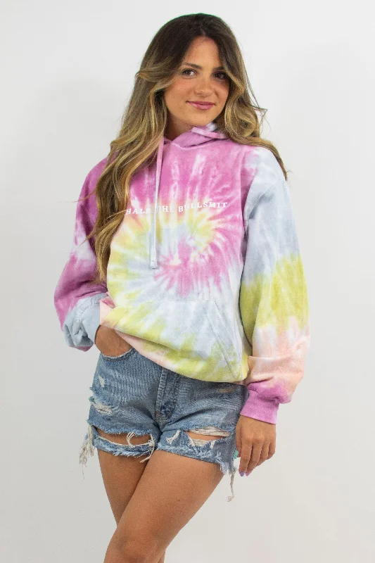 Exhale the Bullshit Sweatshirt Hoodie with Longline Fit Extended Stylish