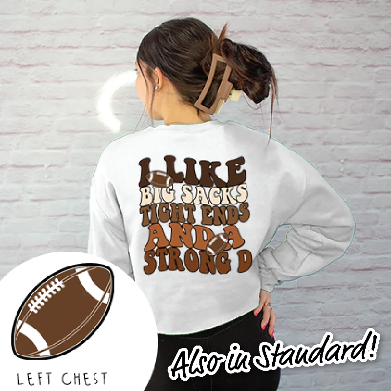 Football Shirt Sweatshirt - Tight Ends & Big Sacks Hoodie with Mock Neck Collared Structured Football Shirt Sweatshirt - Tight Ends & Big Sacks Hoodie with Mock Neck Collared Structured