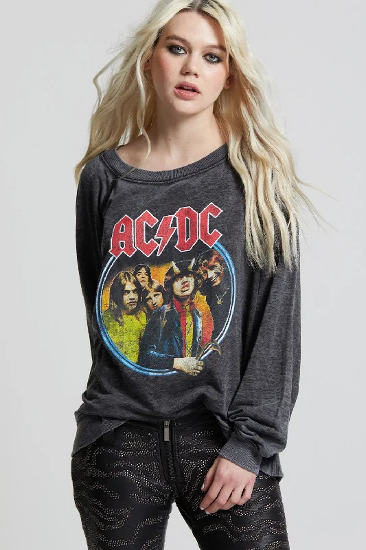 Sweatshirt Ac/d 301278 Black Hoodie with Zipper Placket Modern Functional