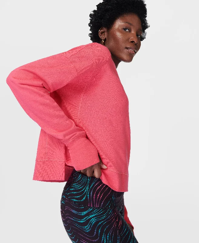 After Class Crop Sweatshirt Sb5622c Sweet-Pink Hooded Sweatshirt Casual Wear Street Style After Class Crop Sweatshirt Sb5622c Sweet-Pink Hooded Sweatshirt Casual Wear Street Style