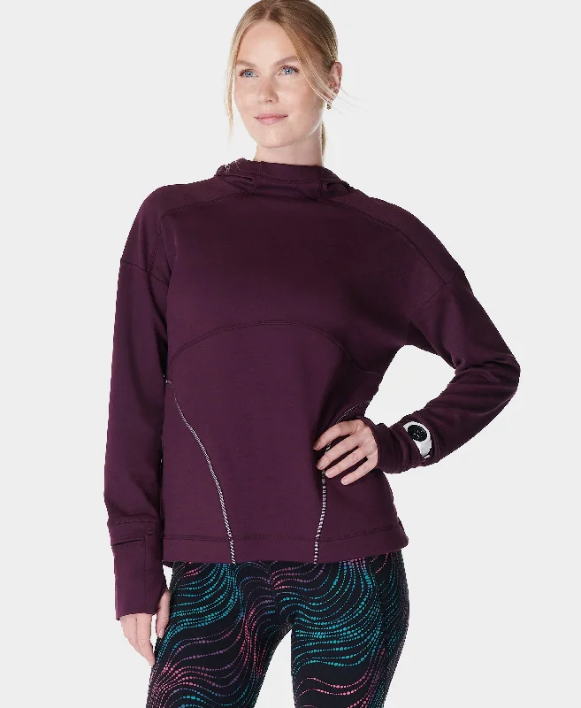 Tempo Train Hoodie Sb9917 Midnight-Cherry-Purp Hoodie with Hidden Zipper Minimalist Clean Tempo Train Hoodie Sb9917 Midnight-Cherry-Purp Hoodie with Hidden Zipper Minimalist Clean