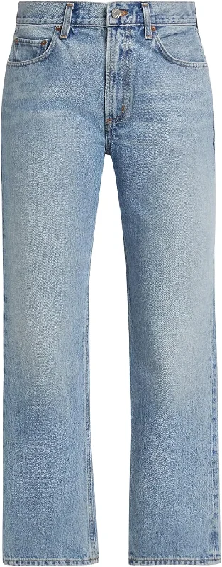Agolde Women's Valen Mid-Rise Vintage Straight Jeans, Harmonic, 24 Comfortable Stretch Denim Jeans Agolde Women's Valen Mid-Rise Vintage Straight Jeans, Harmonic, 24 Comfortable Stretch Denim Jeans