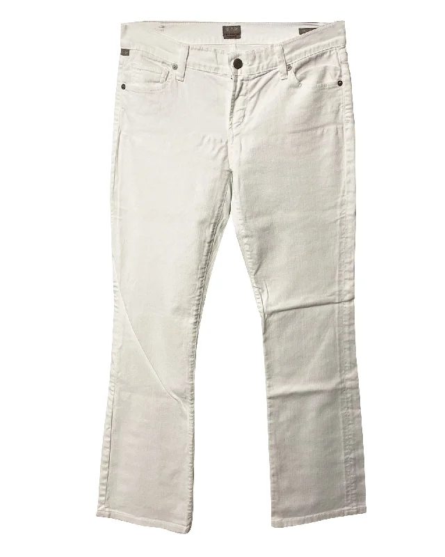 Citizens of Humanity Classic Jeans in White Cotton