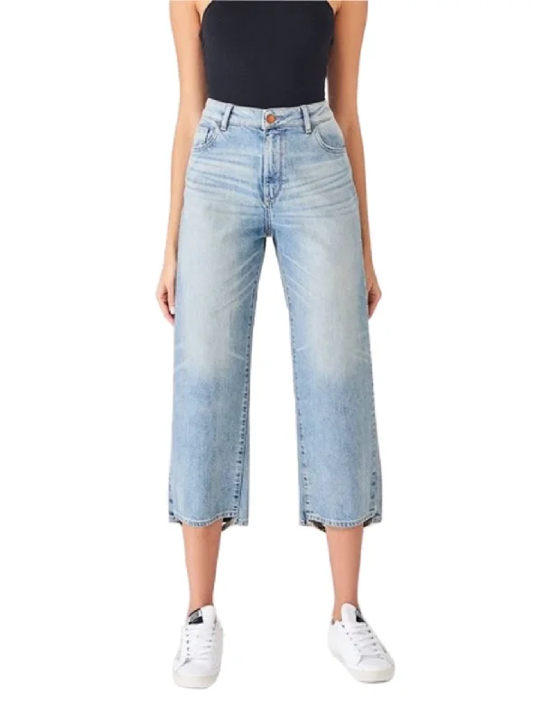 DL1961 Women's Belden Hepburn Cropped High Rise Widge Leg Jeans NWT Comfortable Straight-Legged Denim DL1961 Women's Belden Hepburn Cropped High Rise Widge Leg Jeans NWT Comfortable Straight-Legged Denim