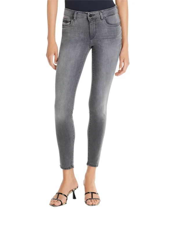 DL1961 Women's Overcast Emma Low Rise Instasculpt Skinny Jeans NWT Cozy Stretch High-Waist Jeans DL1961 Women's Overcast Emma Low Rise Instasculpt Skinny Jeans NWT Cozy Stretch High-Waist Jeans