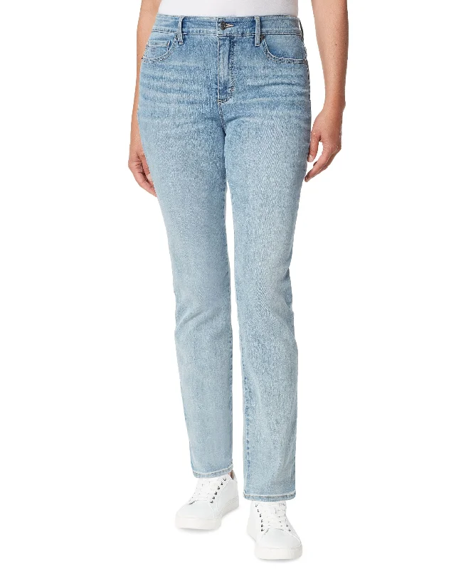 Gloria Vanderbilt Amanda Slim Jeans Chic Rolled Cuff Denim Jeans