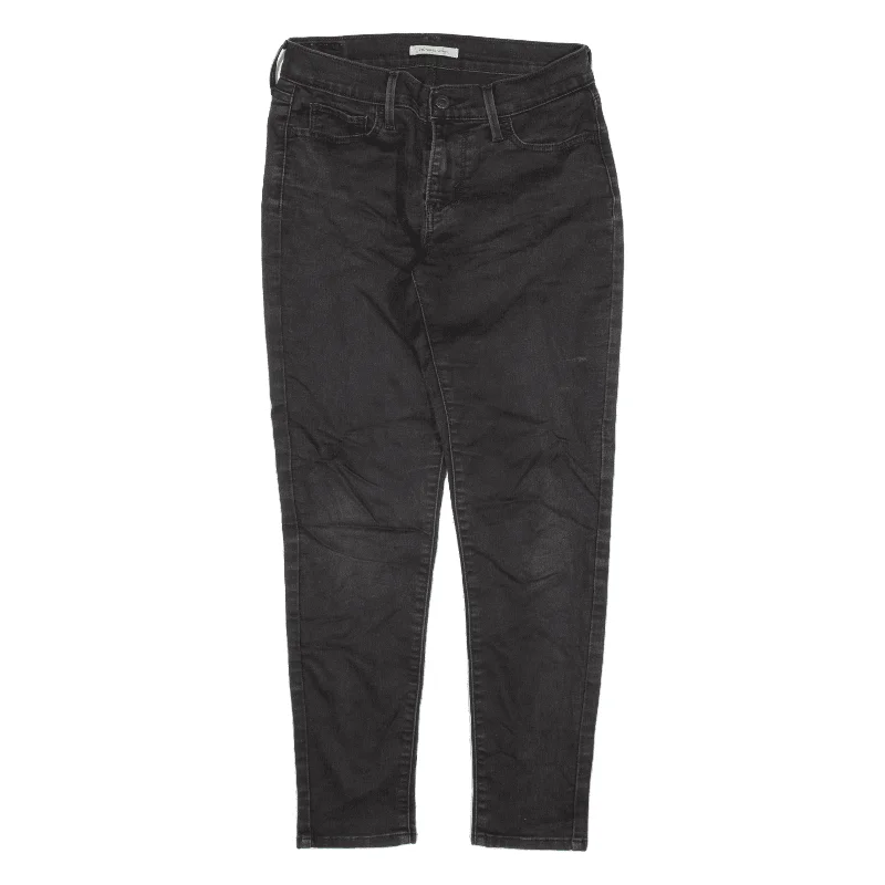 LEVI'S 710 Jeans Black Denim Slim Skinny Womens W28 L28 Casual Distressed Skinny Jeans LEVI'S 710 Jeans Black Denim Slim Skinny Womens W28 L28 Casual Distressed Skinny Jeans