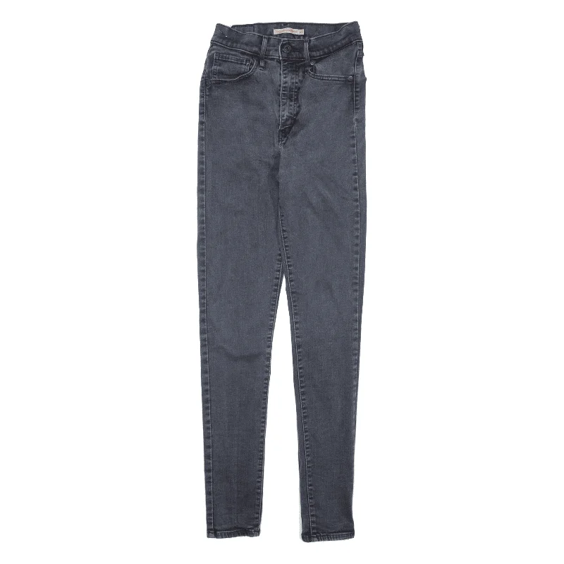 LEVI'S Mile High Jeans Blue Denim Slim Skinny Womens W22 L30 Casual Straight-Leg Jeans LEVI'S Mile High Jeans Blue Denim Slim Skinny Womens W22 L30 Casual Straight-Leg Jeans