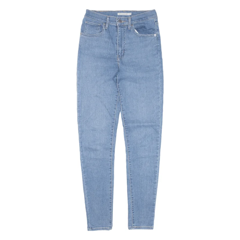LEVI'S Mile High Jeans Blue Denim Slim Skinny Womens W25 L30 Classic Button Fly Jeans LEVI'S Mile High Jeans Blue Denim Slim Skinny Womens W25 L30 Classic Button Fly Jeans