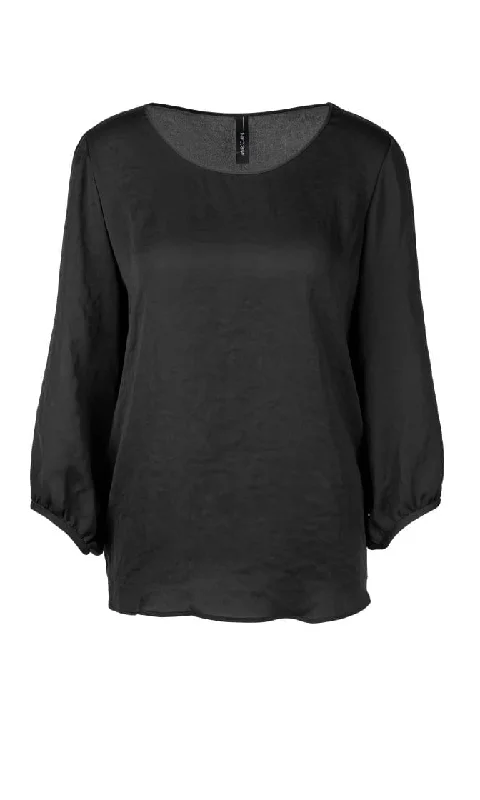 Marc Cain T Essentials Blouse In Black +E 51.09 W40 900