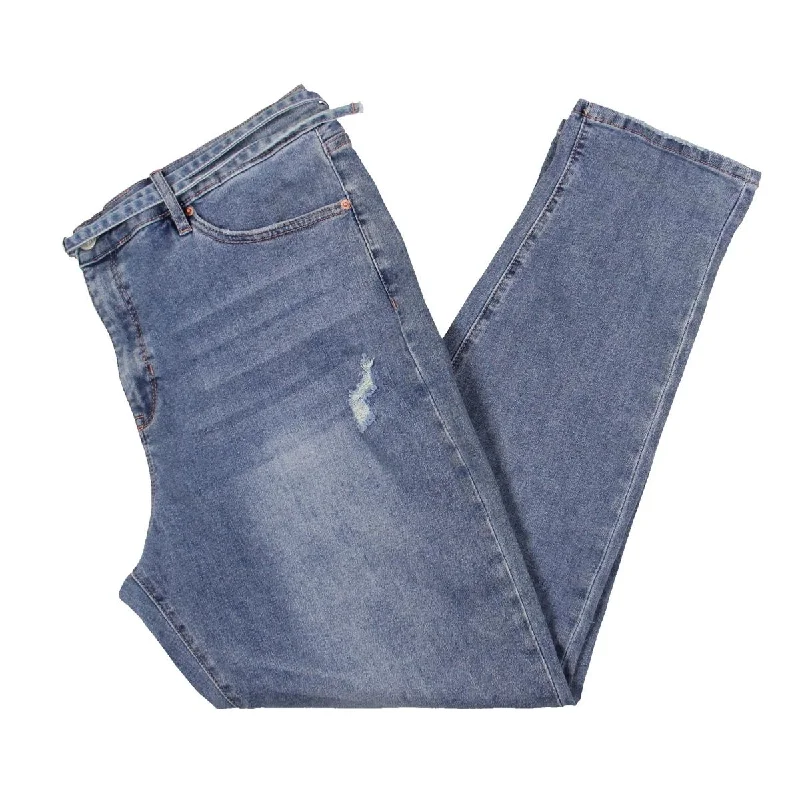 Nicole Miller New York Womens Nolita High Rise Distressed Boyfriend Jeans Comfortable Stretch Fit Jeans Nicole Miller New York Womens Nolita High Rise Distressed Boyfriend Jeans Comfortable Stretch Fit Jeans