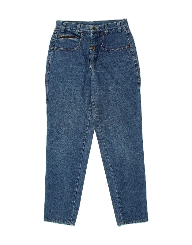 WILD JEANS Womens High Waist Tapered Jeans W32 L30 Blue Cotton Fashionable Distressed Jeans WILD JEANS Womens High Waist Tapered Jeans W32 L30 Blue Cotton Fashionable Distressed Jeans