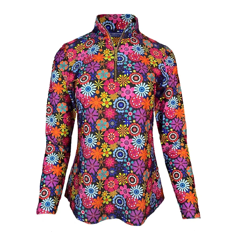 Women's Anna Maria Pullover Sweater In Bold Blossoms