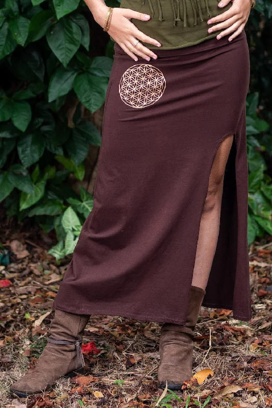 ASCENDANCE SKIRT BROWN