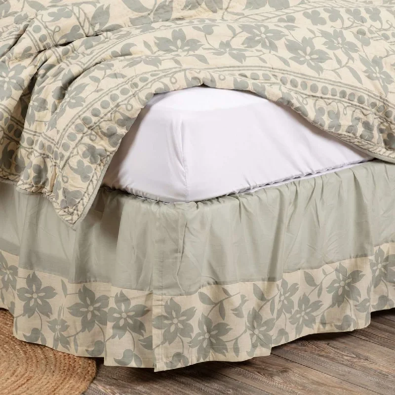 Briar Sage King Bed Skirts VHC Brands