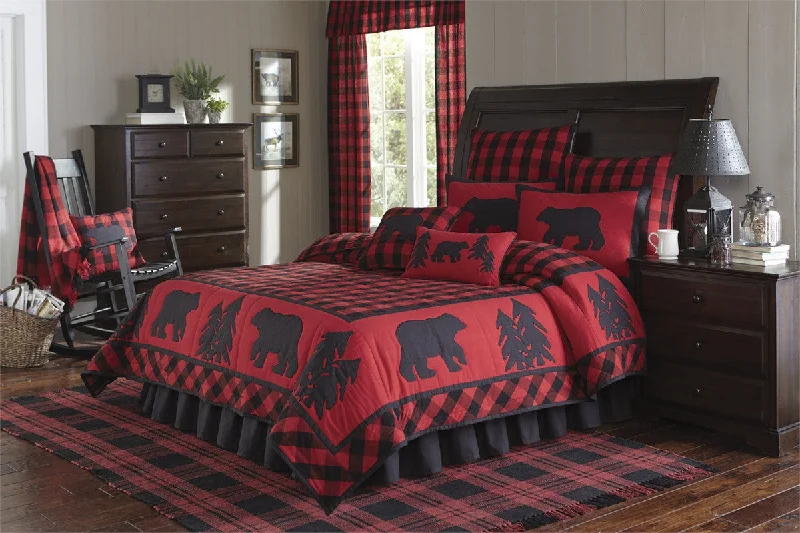 Buffalo Check Queen Bed Skirt - Park Designs