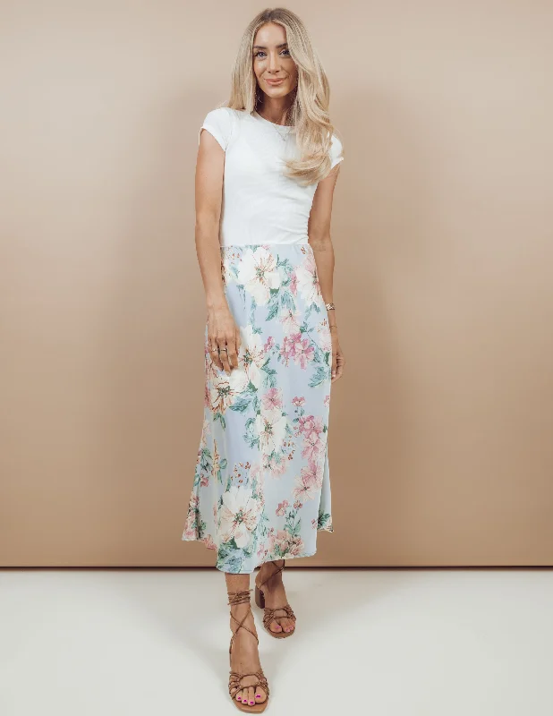 Calista Floral Midi Skirt