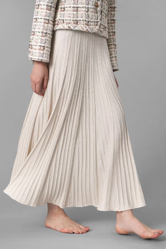 Emma Wrinkle Pleated Maxi Skirt