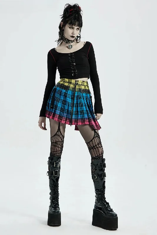 Women's Daily Hollowing Out & Mesh Liner Sexy Denim Slim Design Women Black Mini Skirt