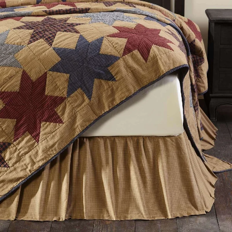 Kindred Star King Bed Skirt VHC Brands