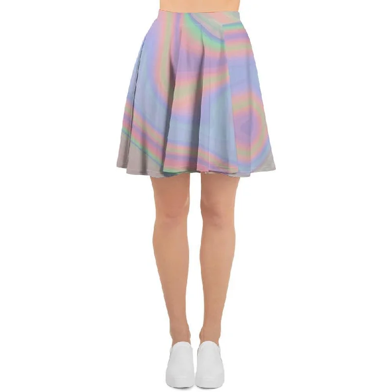 Trippy Holographic Women's Skirt