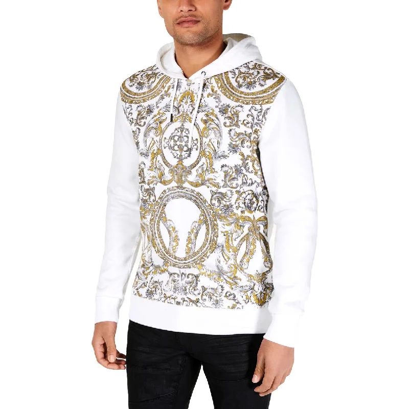 INC Mens Printed Long Sleeves Hoodie